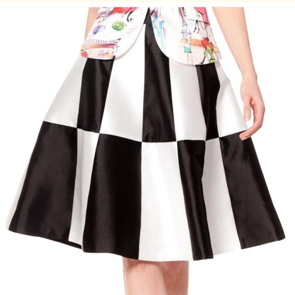 🏷️Gracia Block Seam Detailed Skirt🏷️